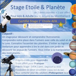 Stage Adulte Astronomie