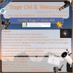 Billet de Stage Astronomie...